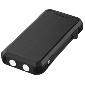 Cellect Solar Powerbank, 20000mAh, Fekete