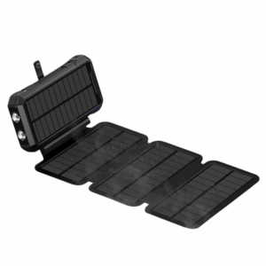 Cellect Solar Powerbank solar panellel, 20000mAh, Fekete