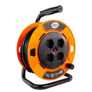GAO 0010114900 kábeldob, 20 méter, 4 dugalj, max. 3000 W, 3x1.5 mm2, IP20, termo kapcsoló