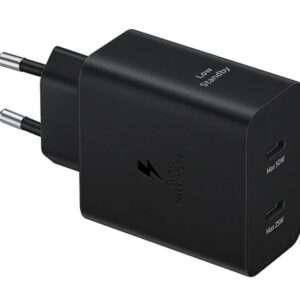 50W Power Adapter Duo, Black