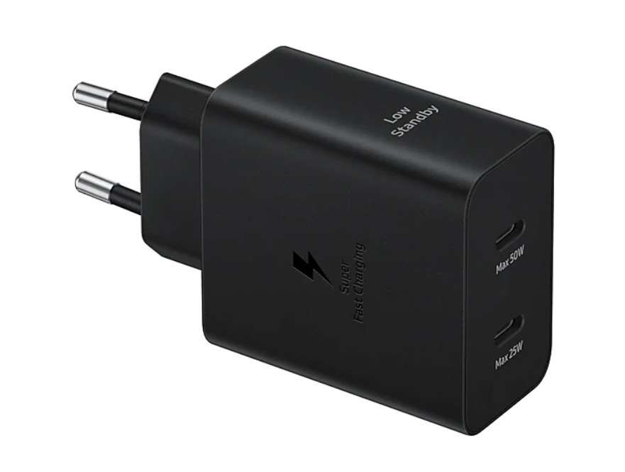 50W Power Adapter Duo, Black