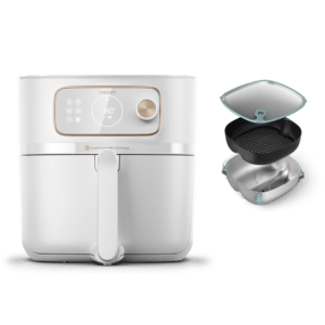 Airfryer 7000 Combi XXL HD9876/25 forrólevegős sütő