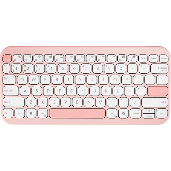 ASUS Marshmallow KW100 vezeték nélküli billentyűzet - HU layout - Rose Clay