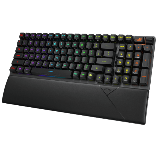 ASUS ROG Strix Scope II 96 RX vezeték nélküli billentyűzet - UK layout - Fekete /ROG RX/ - Image 2