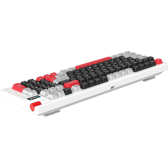 MONKA Storm vezeték nélküli gaming billentyűzet - Fehér - US /MONKA Violet Linear/ - Image 3