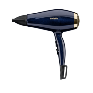 BaByliss 5911E Black Onyx hajszárító, HTDC motor, 2100W, kék-arany