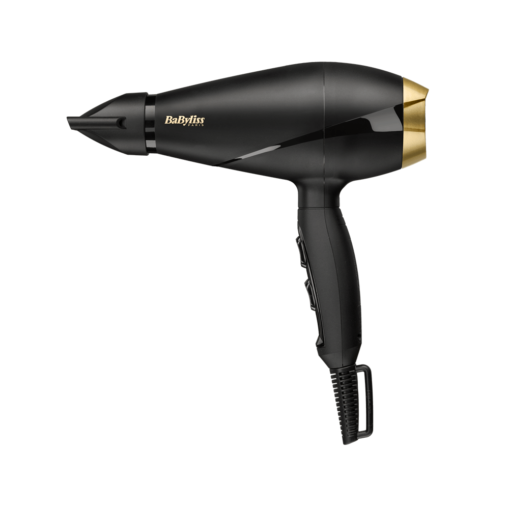 BaByliss 6704E Power Pro hajszárító, AC motor, 2000W, fekete-arany