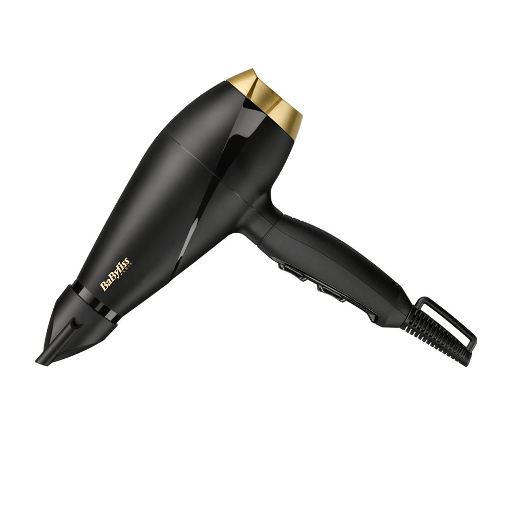 BaByliss 6704E Power Pro hajszárító, AC motor, 2000W, fekete-arany - Image 2