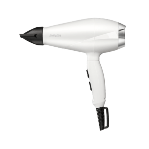 BaByliss 6704WE Power Pro hajszárító, AC motor, 2000W, fehér-ezüst