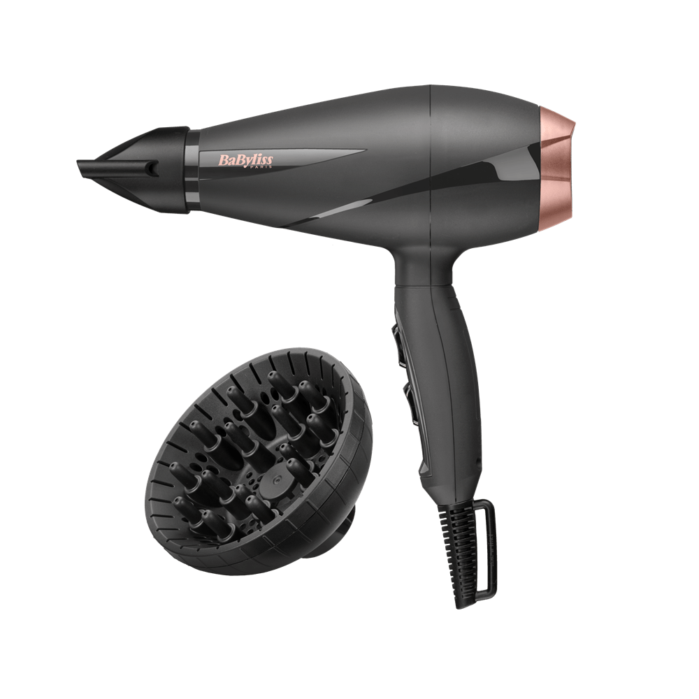 BaByliss 6709DE Smooth Pro Ionos hajszárító 2100W, szürke-rose gold - Image 2