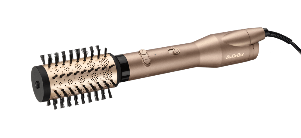 BaByliss AS952E Big Hair Dual forgókefés hajformázó 650W, 2 kiegészítő, arany