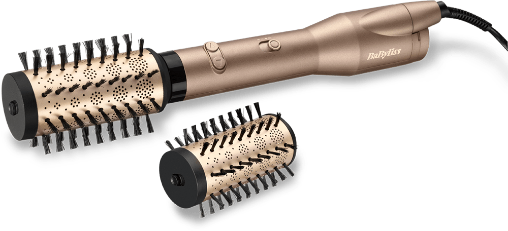 BaByliss AS952E Big Hair Dual forgókefés hajformázó 650W, 2 kiegészítő, arany - Image 2