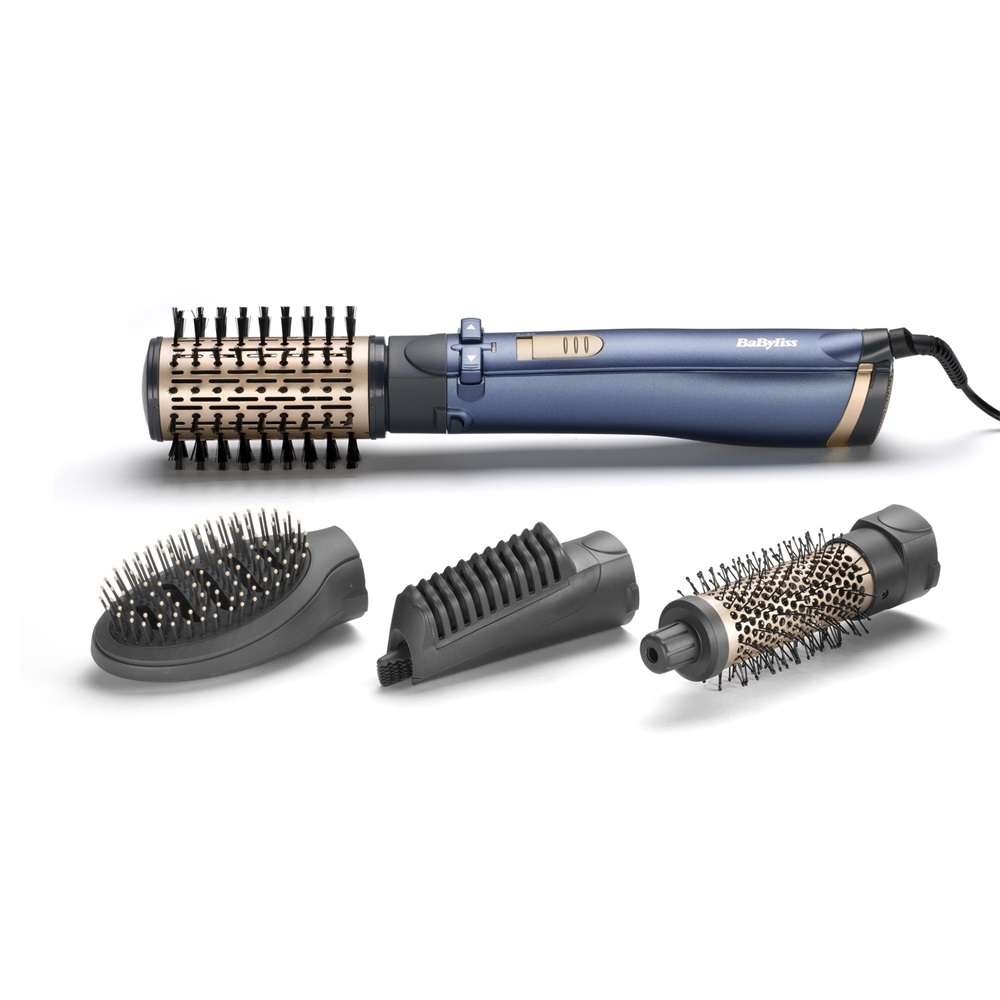 BaByliss AS965E Style Pro forgókefés hajformázó 1000W, 4 kiegészítővel, kék - Image 3