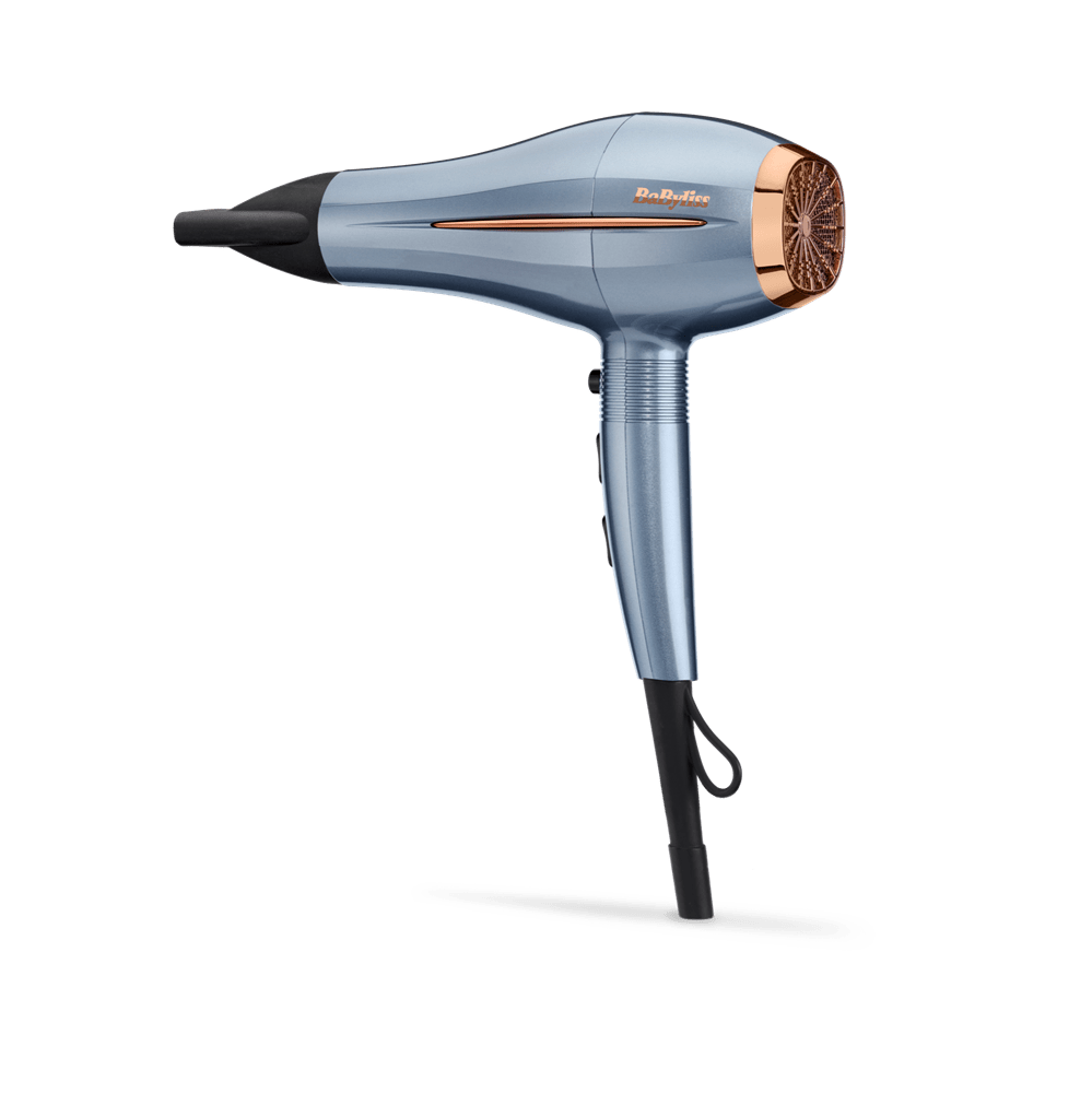 BaByliss D251PE Demin Luxe Ionos hajszárító, HTDC motor, 2200W, kék - Image 2