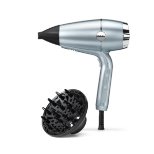 BaByliss D773DE Hydro-Fusion plazmaionos hajszárító HTDC motorral,  2100W, fémes