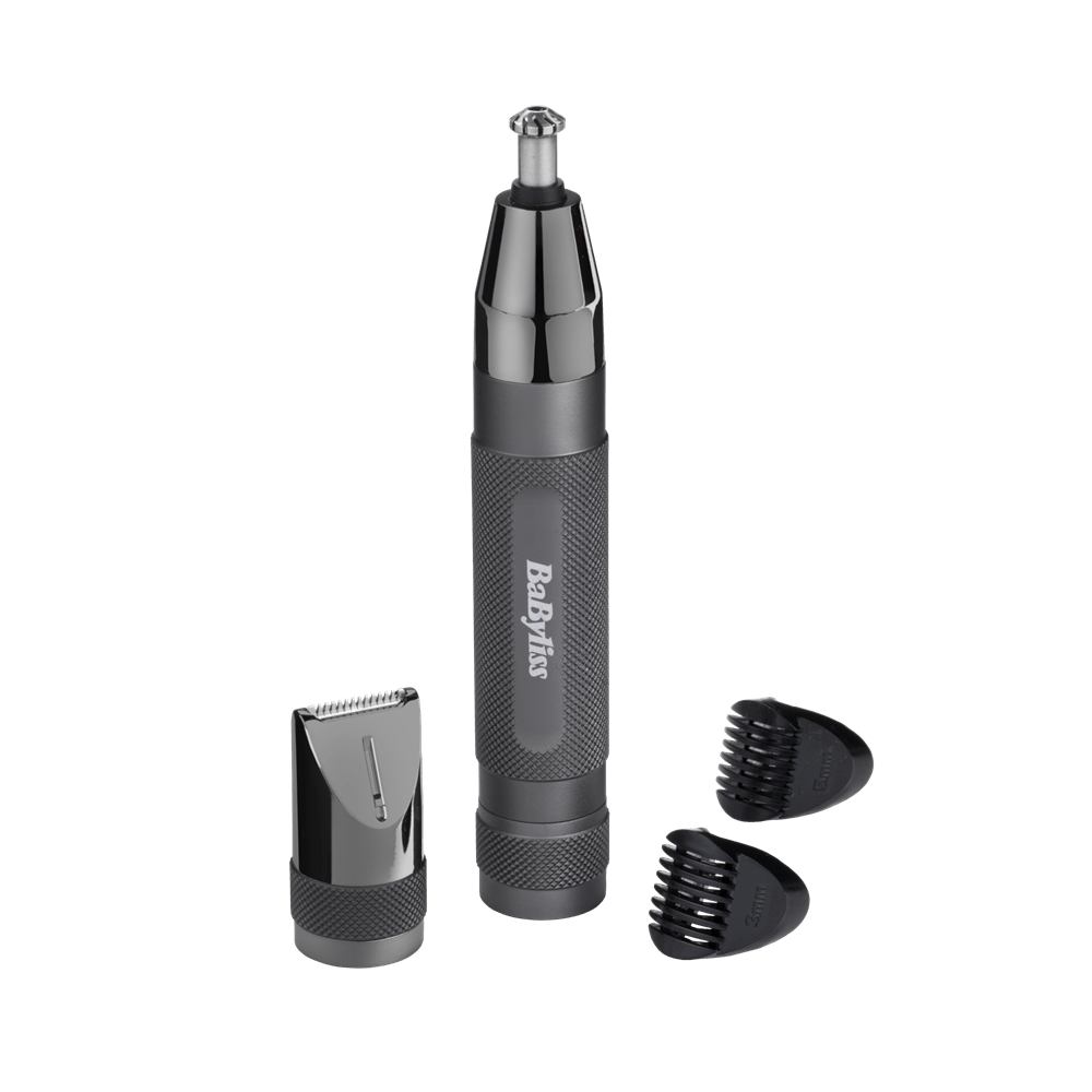 BaByliss E111E Super X-Metal Series Orr- és fülszőrzetnyíró szemöldök trimmerrel, fekete - Image 2