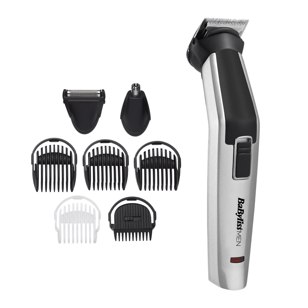 BaByliss MT726E 8az1-ben, arc- és testszőrtelenítő készlet, metálezüst - Image 2