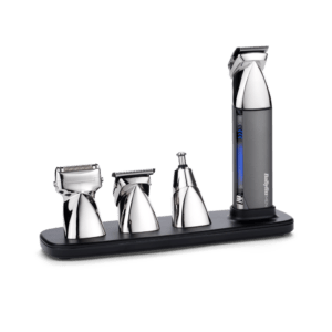 BaByliss MT996E Super-X Metal 15az1-ben, arc- és testszőrtelenítő készlet, metál ezüst