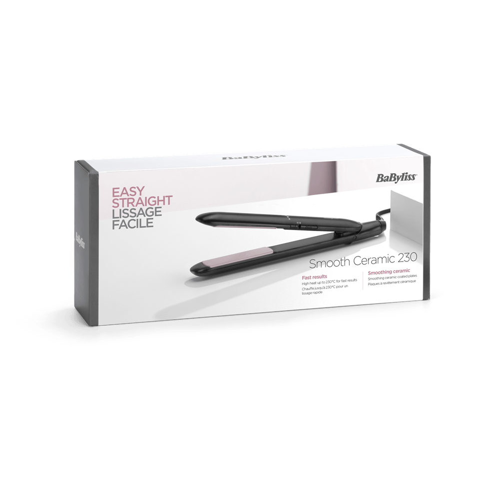 BaByliss ST241E Smooth Ceramic kerámialapos hajvasaló, fekete - Image 3