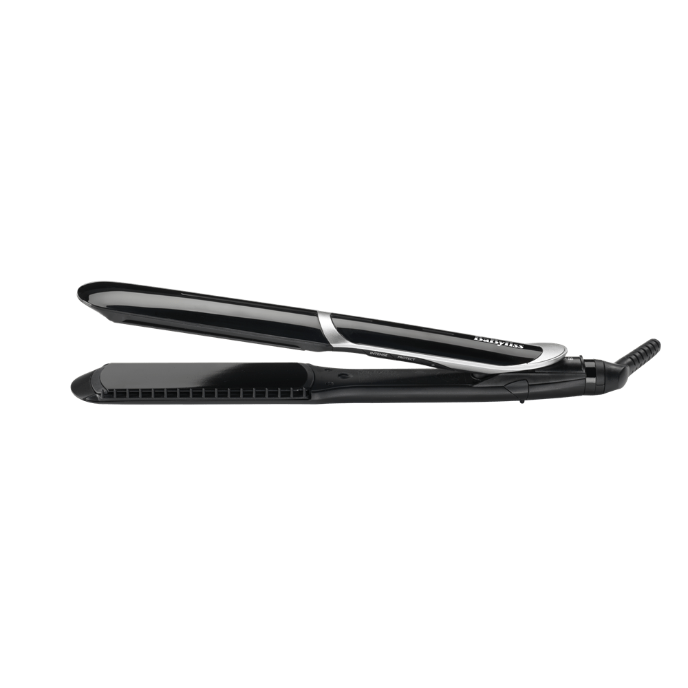 BaByliss ST397E Sleek Control Wide tourmalin-kerámialapos hajvasaló, fekete-ezüst