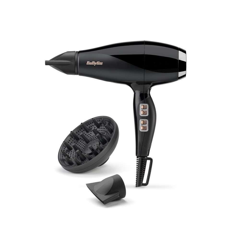 Babyliss 6716DE Air Power Pro Ionos hajszárító, AC motor, 2300W, fekete-sötétezüst - Image 2