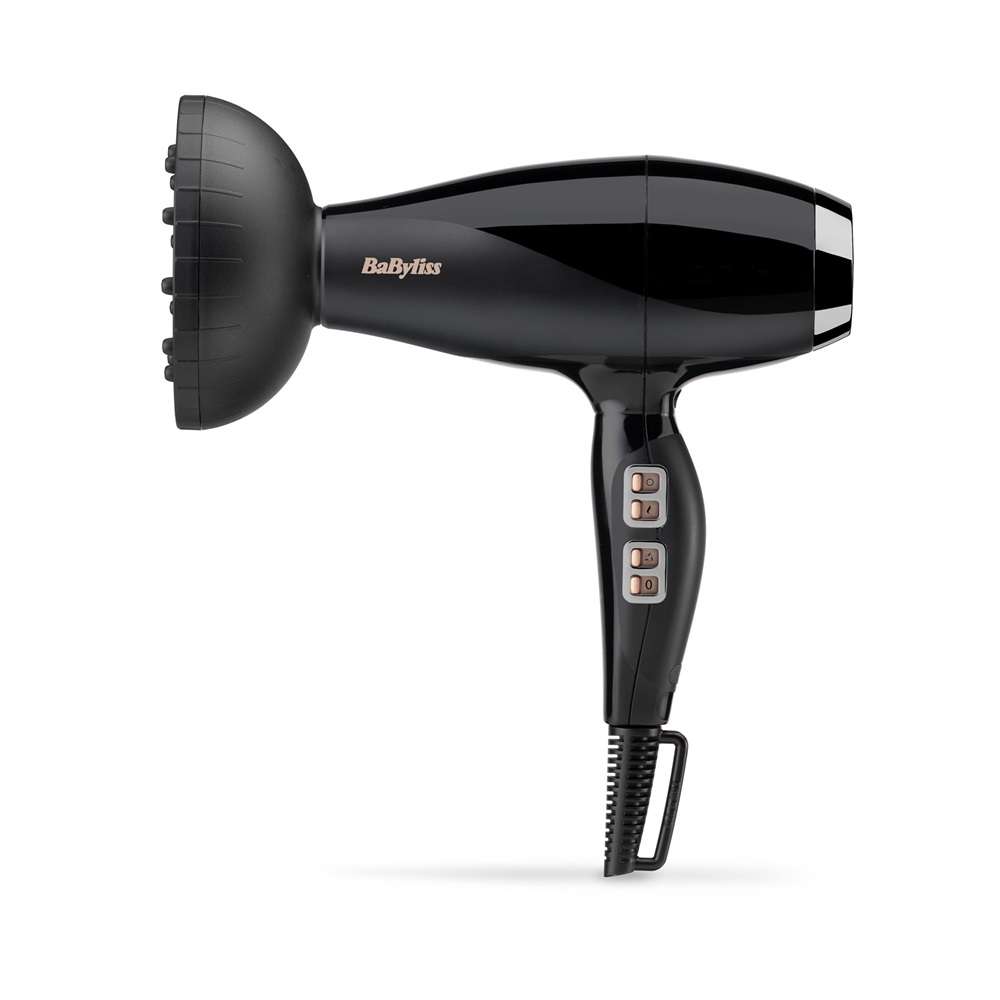Babyliss 6716DE Air Power Pro Ionos hajszárító, AC motor, 2300W, fekete-sötétezüst - Image 3
