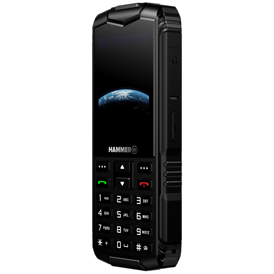 HAMMER Horizon LTE 2,4" Dual SIM csepp-, por- és ütésálló mobiltelefon - fekete - Image 2