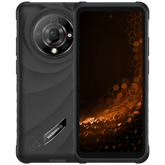 HAMMER Iron 6 6,56" 6/128GB Dual SIM okostelefon - fekete