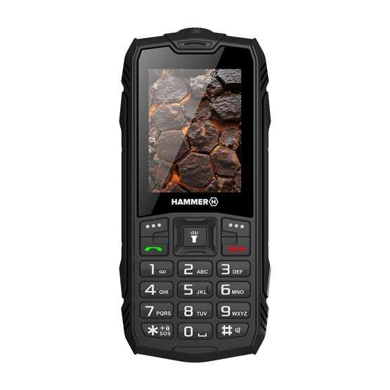 HAMMER Rock LTE 2,4" Dual SIM csepp-, por- és ütésálló mobiltelefon - fekete - Image 3