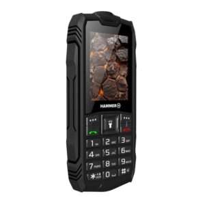 HAMMER Rock LTE 2,4" Dual SIM csepp-, por- és ütésálló mobiltelefon - fekete - Bontott, kipróbált