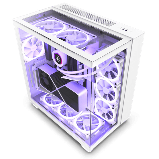 NZXT Midi - H9 Elite - Matt fehér - CM-H91EW-01
