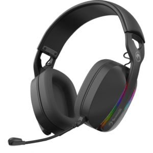 MARVO Pulz 70W vezeték nélküli fejhallgató - fekete - RGB világítás