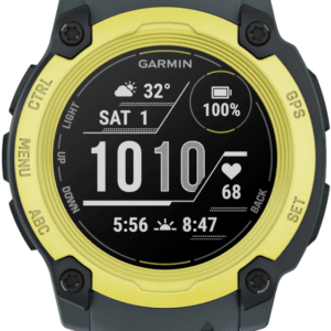 Instinct E, 40mm. Yellow, grey strap