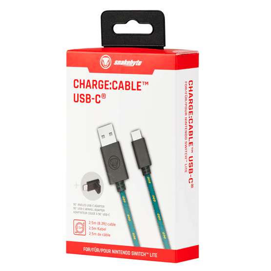 Snakebyte Nintendo Switch Lite USB Charge Cable - USB-C töltőkábel - Image 3