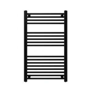 Egyenes törölközőszárító radiátor 1000x600 mm fekete
