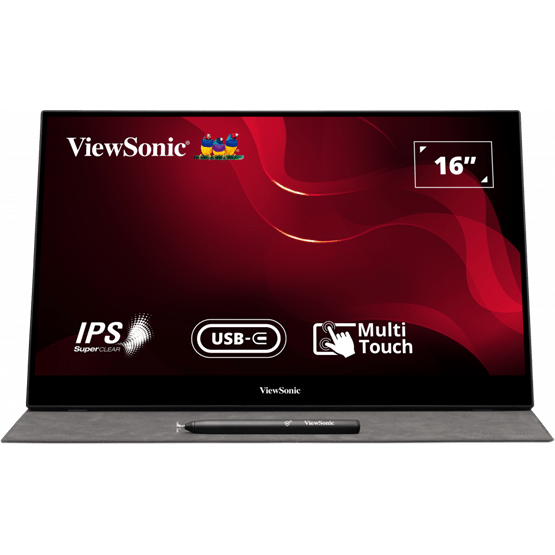 ViewSonic 16" TD1655 Touch 1920x1080 USB-C 60Hz - IPS - FHD