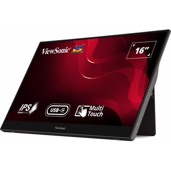 ViewSonic 16" TD1655 Touch 1920x1080 USB-C 60Hz - IPS - FHD - Image 2