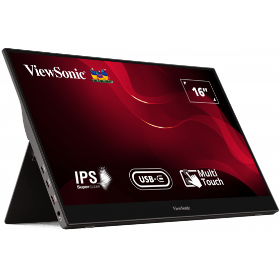 ViewSonic 16" TD1655 Touch 1920x1080 USB-C 60Hz - IPS - FHD - Image 3