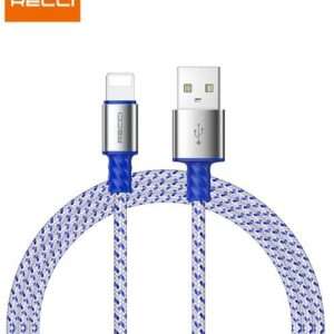 RECCI RTC-N33L Lightning–USB szövet kábel – 2 m