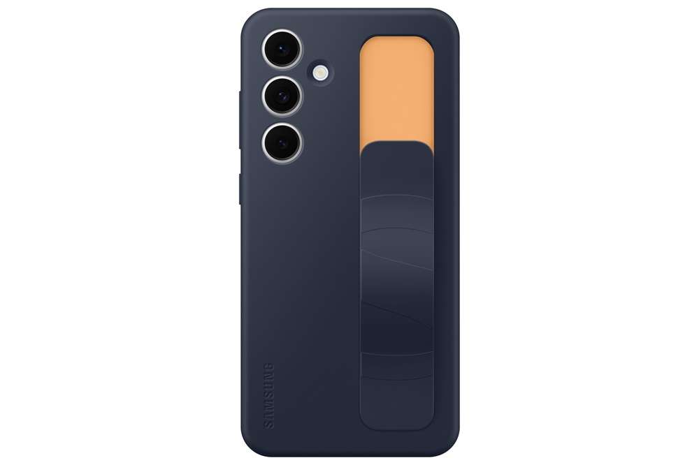 S24 FE Standing Grip Case, Blue black - Image 3