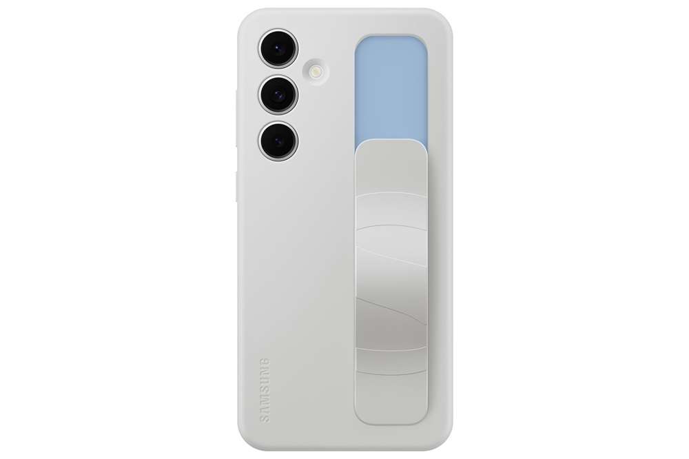 S24 FE Standing Grip Case, Gray - Image 3