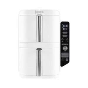 Ninja 9,5L Emeletes Dual Zone forrólevegős sütő - SL400EUWH - Fehér