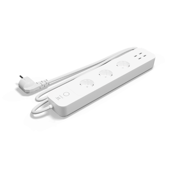 TESLA okos hosszabbító 3 + 4 USB
