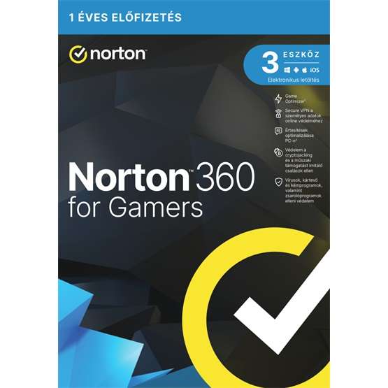 Norton 360 Gamer - 21418946 - 50GB HU 1 felhasználó, 3 eszköz/1 év, dobozos - Image 2