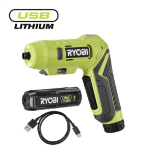 Ryobi 4V USB Lithium marok és rúdcsavarozó, 1x 2,0 Ah akkumulátor, töltő - RSDP4-120G