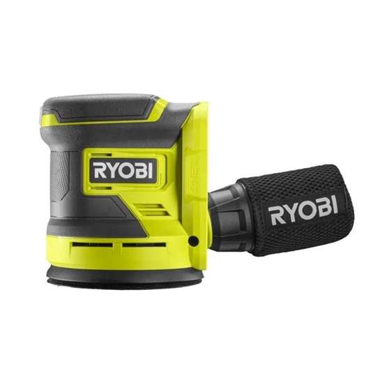 Ryobi 18V One Plus™ excentrikus csiszoló, 3x csiszolópapír, akkumulátor és töltő nélkül - RROS18-0 - Image 2