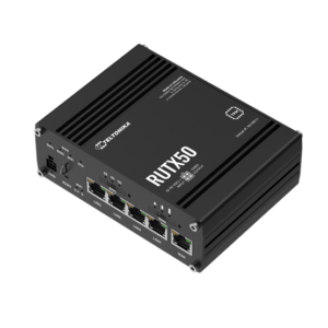 Teltonika 5G router Dual SIM, 5xRJ45, Wi-Fi, USB, RMS, ipari alkalmazás