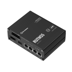 Teltonika 5G router RS232/RS485, GNSS, 4xLAN, eSIM, ipari kivitel