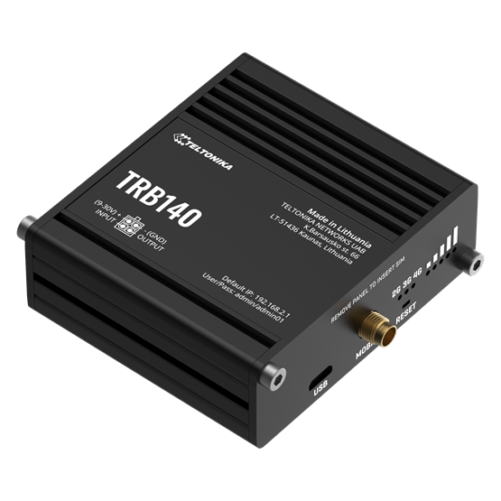 Teltonika LTE Cat4 gateway, 1x GbE, kompakt, energiatakarékos - Image 2