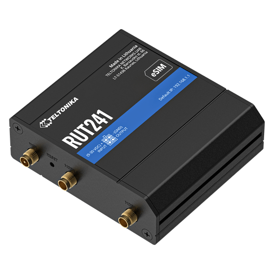Teltonika LTE Cat4 router, Wi-Fi, 2xRJ45 port, RMS, IoT/M2M, eSIM kompatibilis - Image 2